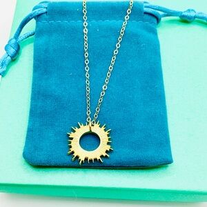 Sosie Designs Radiant Gold Sunburst Necklace